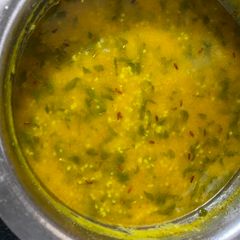 A picture of Aalan ki methi green methi.