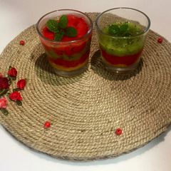 3 layered Chill Fruits punch A picture of 3 layered Chill Fruits punch.