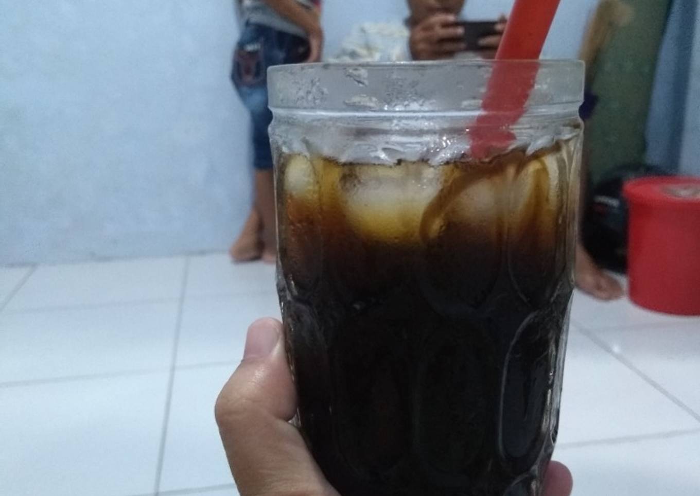 Es cao/cincau hitam gula merah