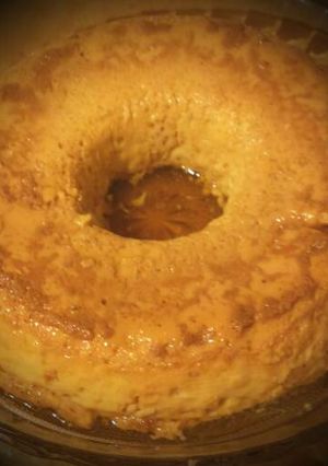 Una foto de Flan de huevo casero
