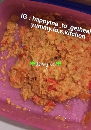 Foto resep Sambal Kacang Superrr Pedas🌿 (Vegan-Plant Based)
