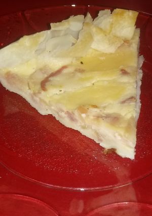 Una foto de Tarta de Panceta y Queso