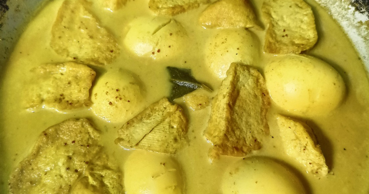 Resep Opor Telur Tahu Mudah dan Praktis Dihidangkan