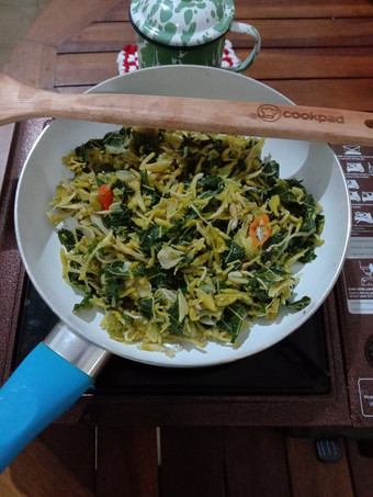 Resep Oseng bunga pepaya Anti Gagal