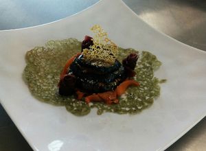 Una foto de Berenjenas a la parmesana