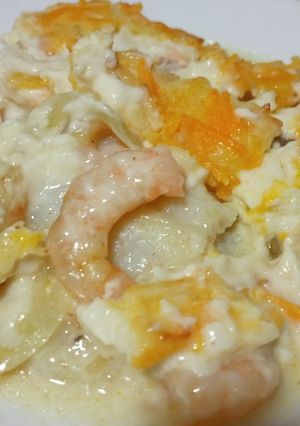 Una foto de Filetes de Panga con gambas gratinada