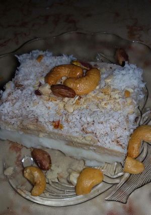 صورة لوصفة مهلبية بالمكسرات