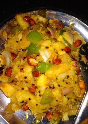 A picture of Dosa potato masala.