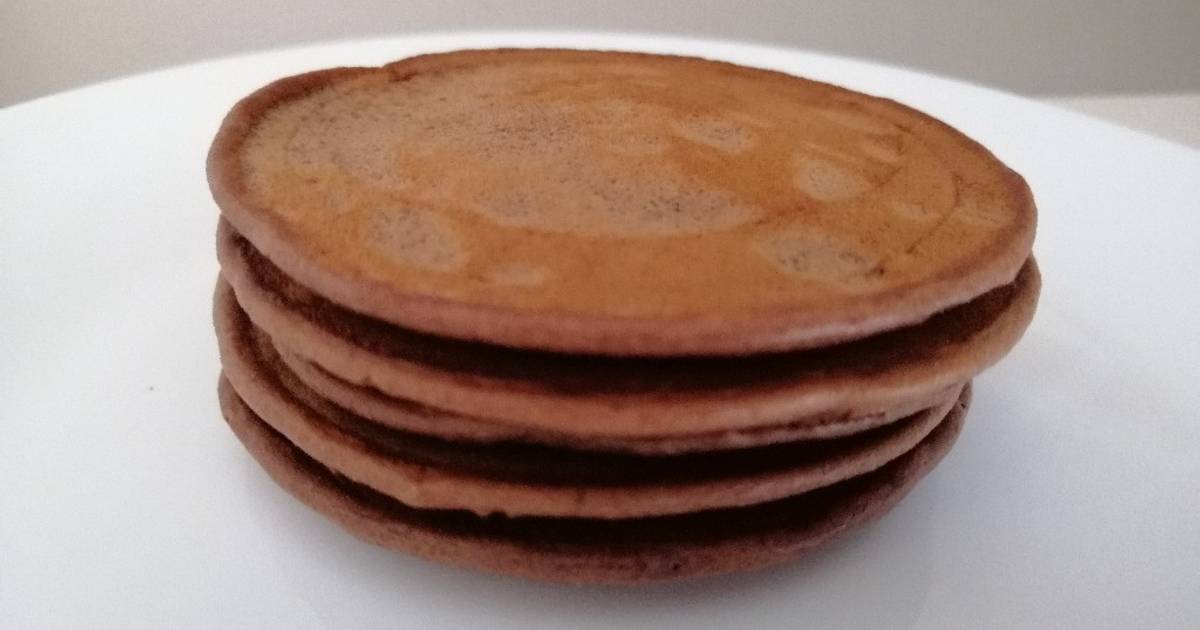 Eggless Chocolate Pancakes Recipe by Rachna - Cookpad