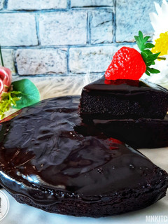 Foto resep Super Moist Steamed Chocolate Cake (NO mixer NO oven)⭐