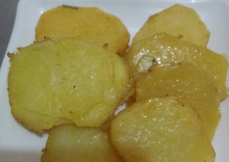 Easiest Way to Prepare Speedy Oven baked potatoes#authormarathon#