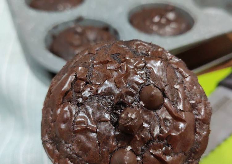 Anti Ribet, Membuat Fudgy Cupcake Brownies Panggang - GLUTEN FREE bunda pasti bisa