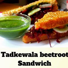 A picture of Tadkewala Beetroot Sandwich.