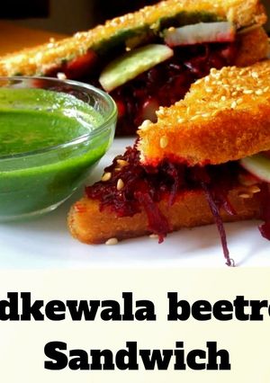 A picture of Tadkewala Beetroot Sandwich.