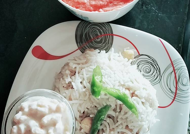 Recipe of Homemade Kabuli chana pulao