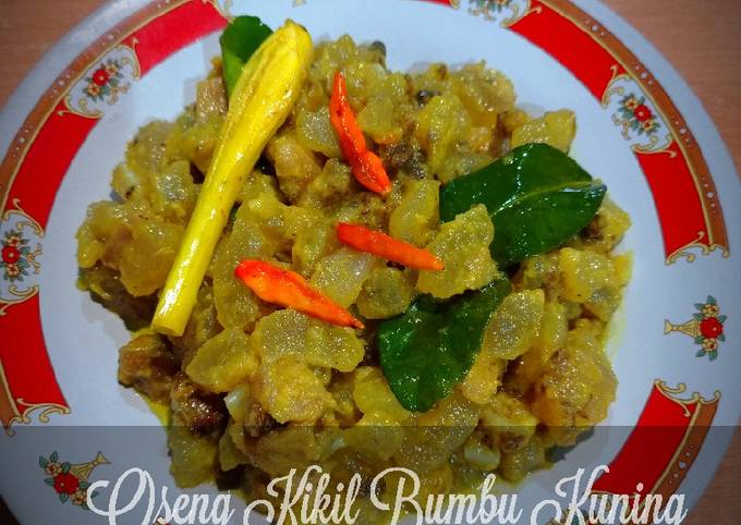 Cara Buat Oseng Kikil Bumbu Kuning Murah