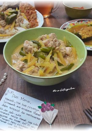 Foto resep Lodeh Tempe Pepaya Muda Spesial Hari Ibu ala Violet Azalea