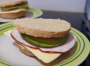 Una foto de Pan de avena al microondas