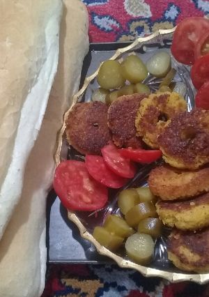 عکسی از دستور فلافل