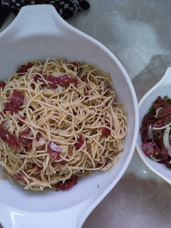 Foto resep Spaghetti Goreng Smoked Beef