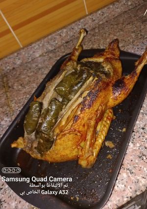 صورة لوصفة بطه 🦆محشيه ورق عنب😍