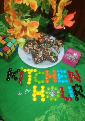 A picture of Unique chocolate &marshmallow bars😋.