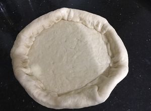 Hình của món Đế bánh pizza.