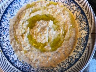 Baba ghanouj using microwave
