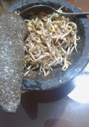 Foto resep Sambal campur tauge ala mamah