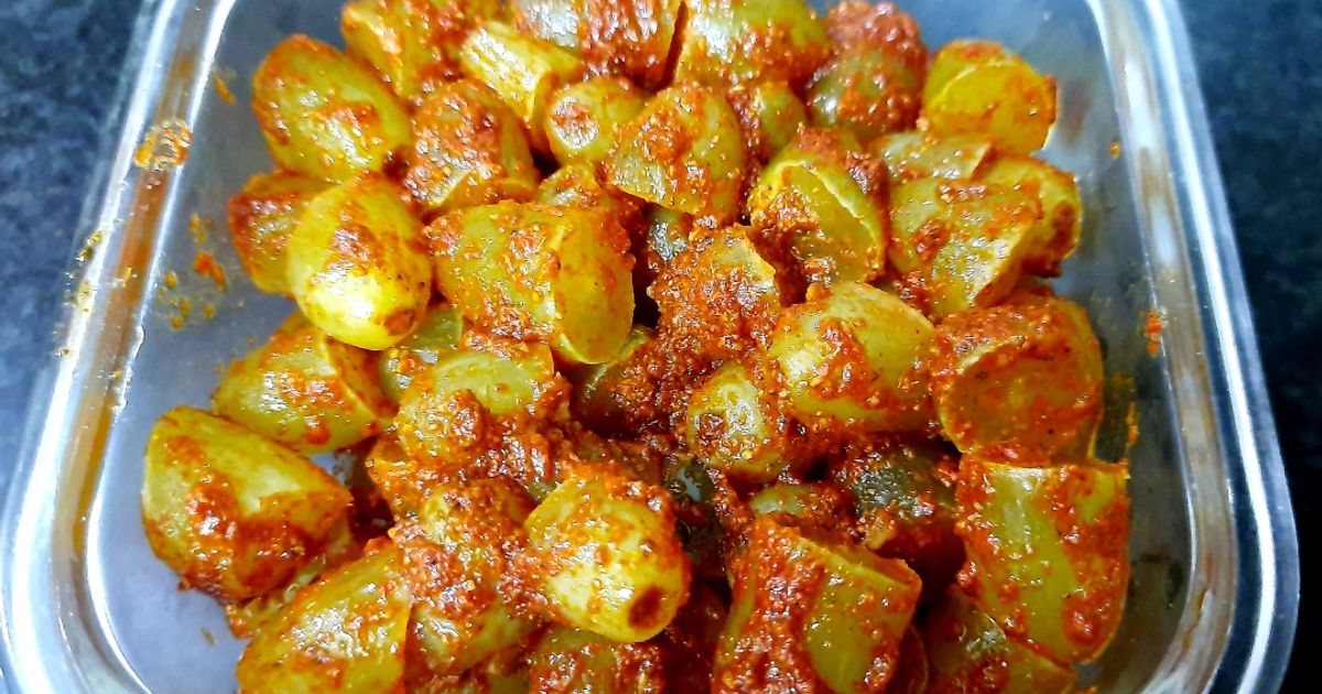 इंसटेंट अंगूर अचार (Instant Angoor Achar Recipe In Hindi) रेसिपी बनाने ...