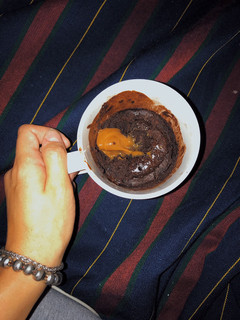 Una foto de Postre chocolate y dulce de leche