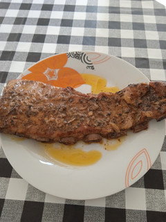 Una foto de Costillas de cerdo adobadas al horno
