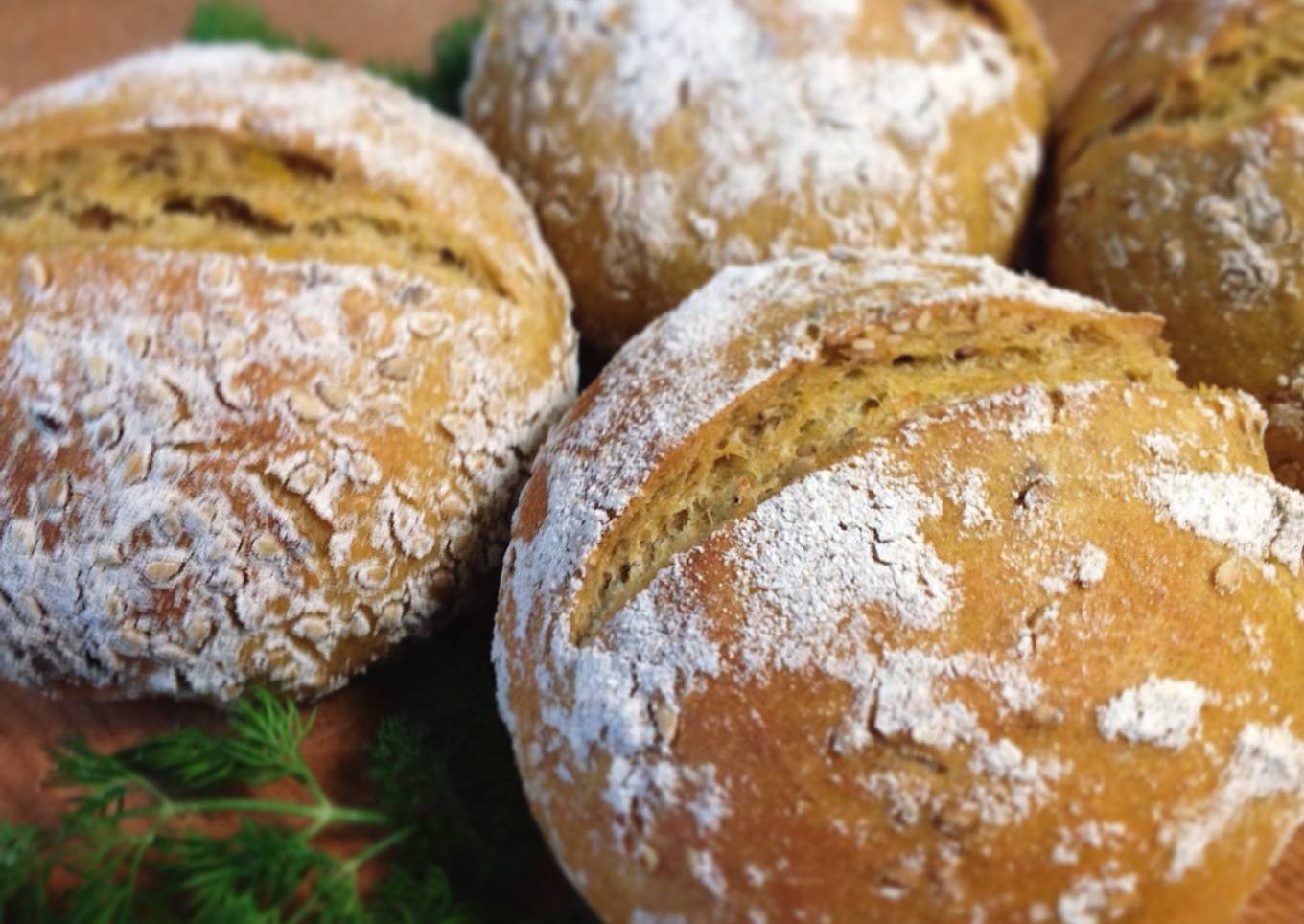 Sweet Potato BrÃ¶tchen (Bread Rolls)