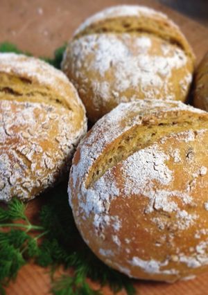 A picture of Sweet Potato Brötchen (Bread Rolls).