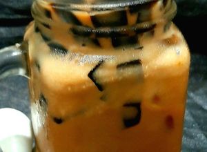 Foto resep Es Kopi Latte Cingcau Hitam