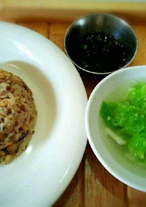 Foto resep Nasi Ayam Jamur Praktis