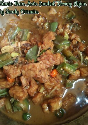 Foto resep Tumis Ikan Asin Jambal Terong Hijau
