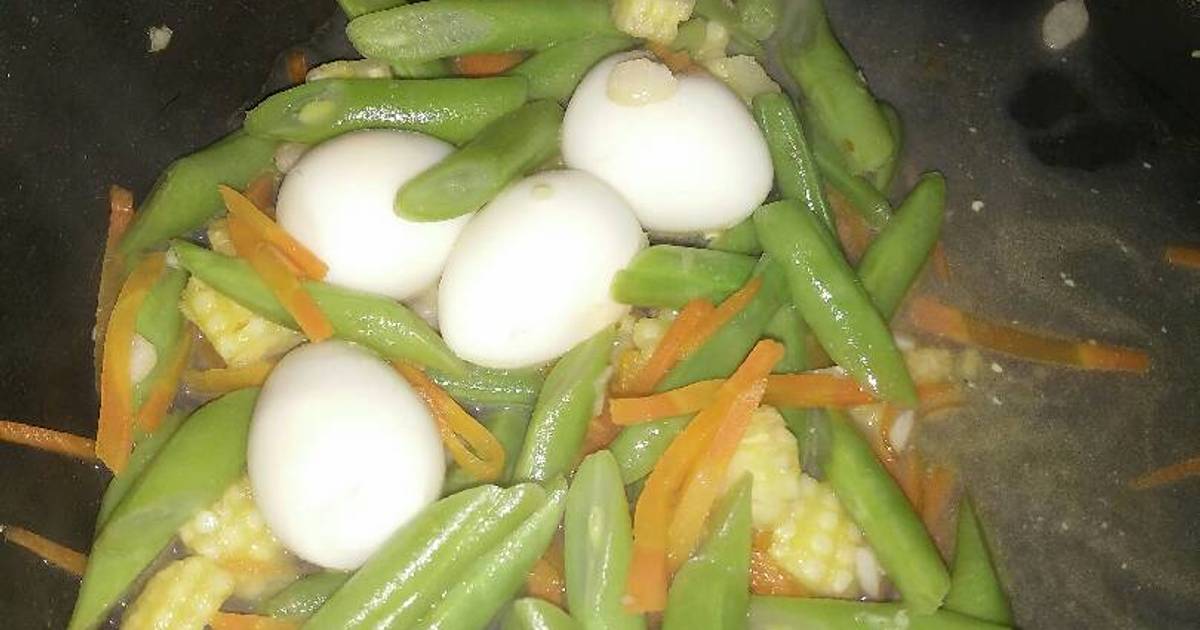  Resep  Mpasi  cah buncis telur  puyuh  oleh Linda Ps MeiXian 