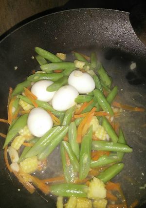 Foto resep Mpasi cah buncis telur puyuh
