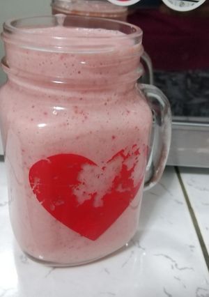 Una foto de Jugo de fresa