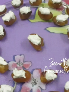 A picture of Almond Stuffed Creamy Dates.