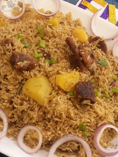 A picture of Mutton pulao.
