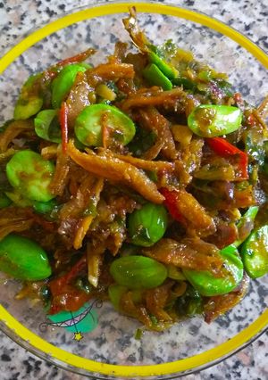 Foto resep Sambel teri campur pete
