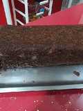 Bizcocho integral de espelta con peras y cacao, sin azúcar