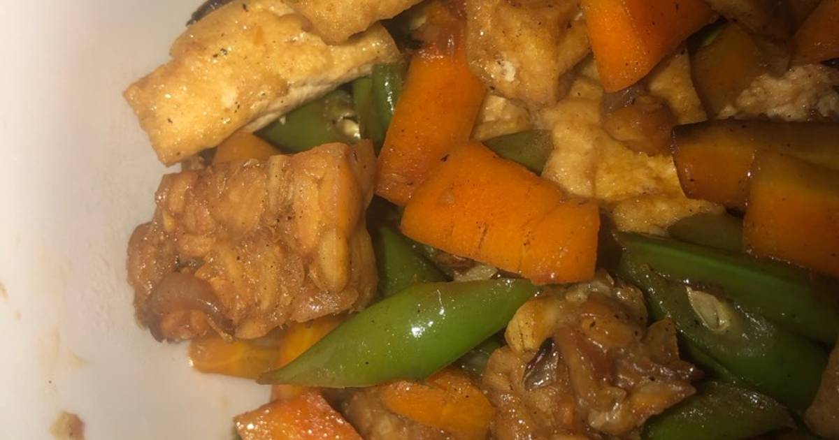 Resep Tumis Tempe Tahu Saus Tiram Paling Mudah dan Enak