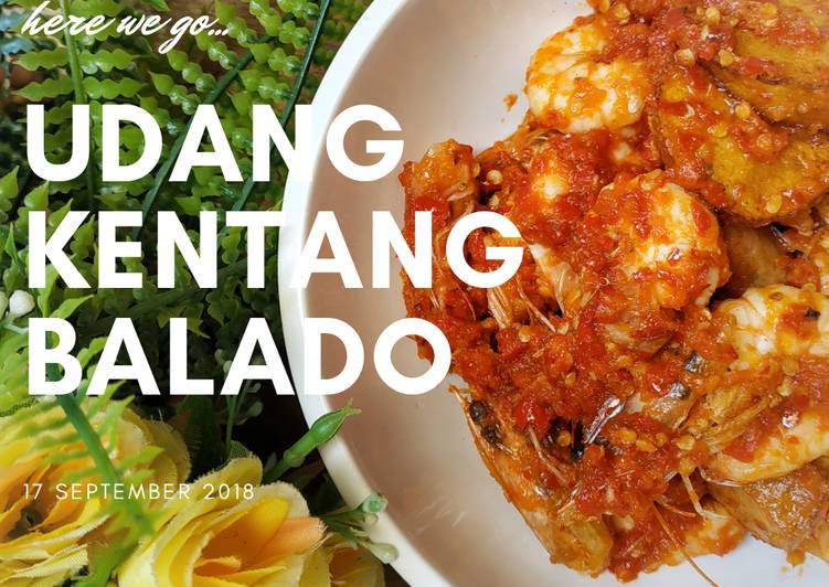 Cara Gampang Menyiapkan Udang kentang balado yang Sempurna