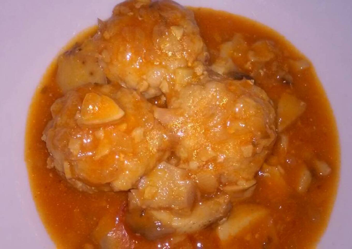 Albóndigas con boletus