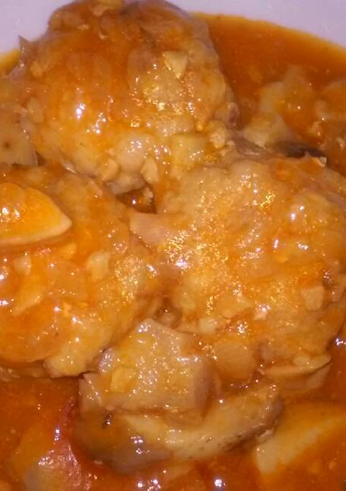 Una foto de Albóndigas con boletus