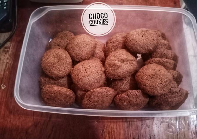 Resep 35. Chocolate Cookies 4 Bahan Saja (no mixer no oven), Bisa Manjain Lidah