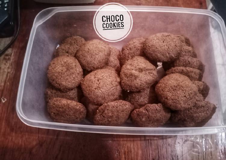 Resep 35. Chocolate Cookies 4 Bahan Saja (no mixer no oven) yang Harus Dicoba